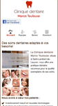 Mobile Screenshot of cliniquedentiste.com